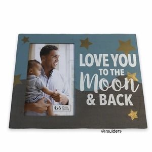 I Love You To The Moon & Back Picture Frame